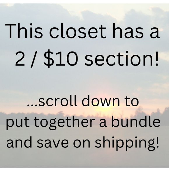 ⬇️ Scroll down ⬇️ to the 2 / $10 section! - Picture 1 of 2